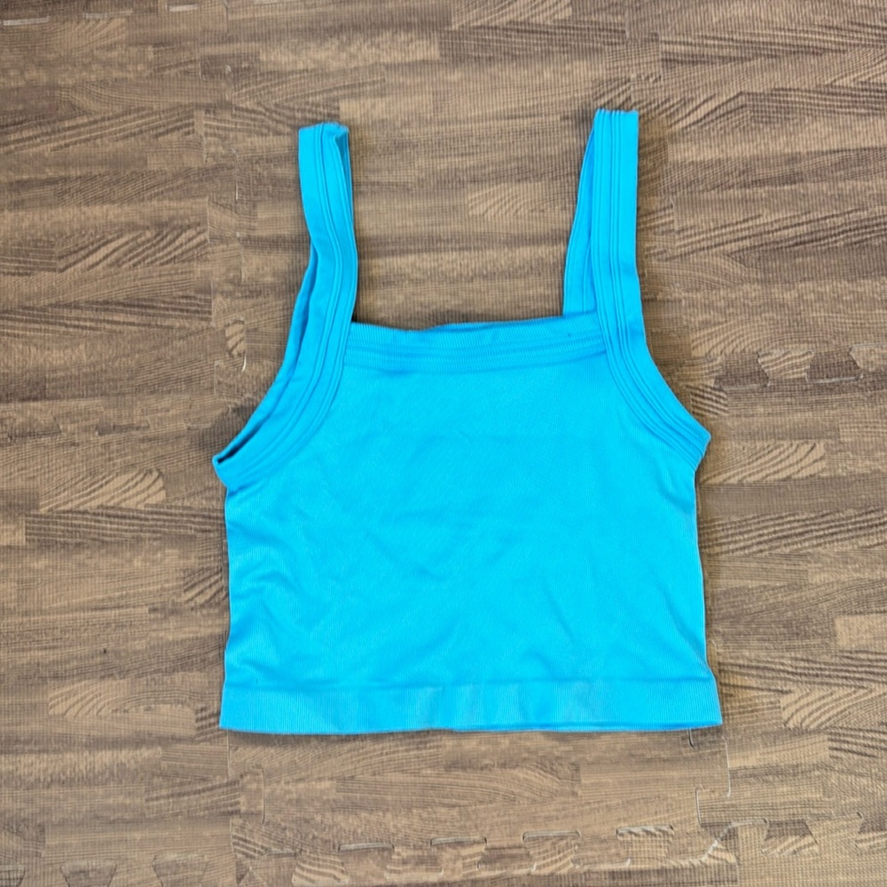 URBAN OUTFITTERS BRIGHT BLUE TANK TOP SIZE MEDIUM/LARGE